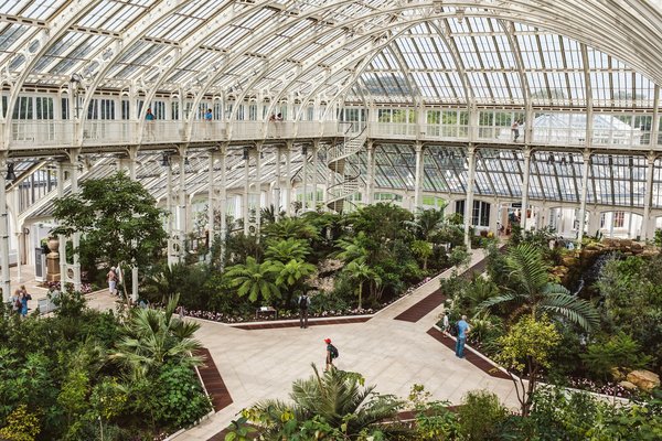 Which botanical gardens in the UK feature the most exotic plants?